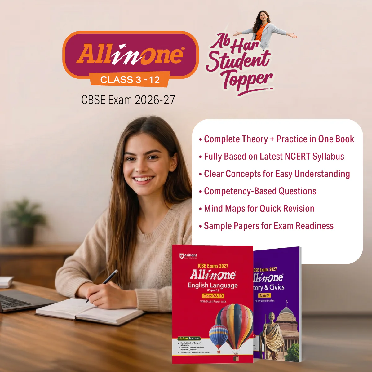 All in One Hindi Kendrik Class 11 for CBSE Exam 2026-27 | NCERT Based Complete Theory, Practice Exercises, CBQs, A-R, Sample Papers & Mind Maps | Revised Edition as per Latest Syllabus - Image 4
