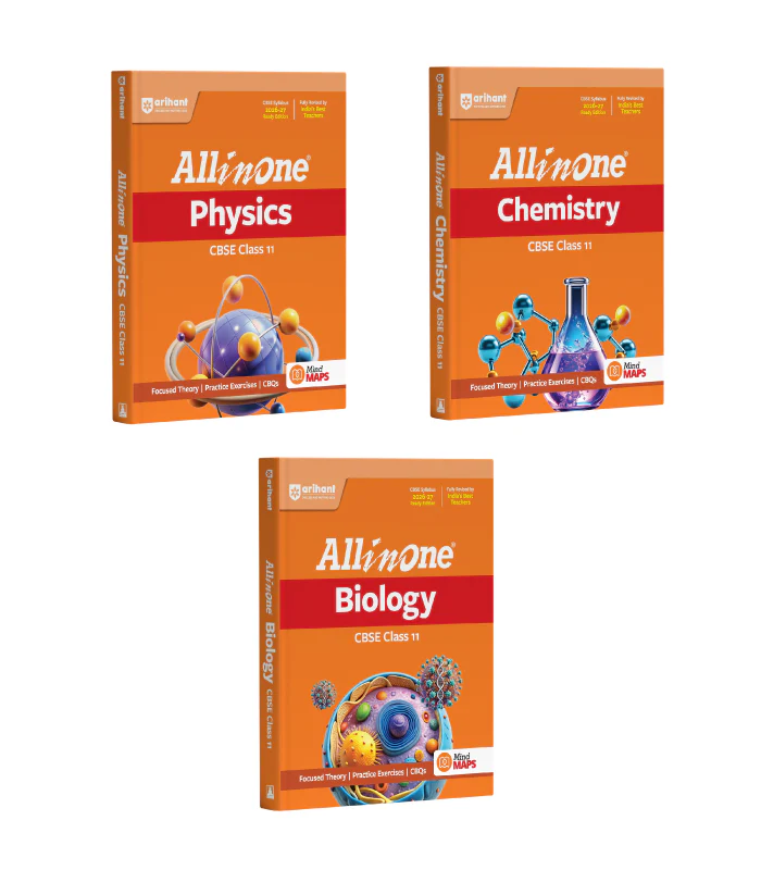 Combo of CBSE All in One Class 11th Exam 2026-2027 | Physics, Chemistry & Biology | Revised Edition as per Latest Syllabus