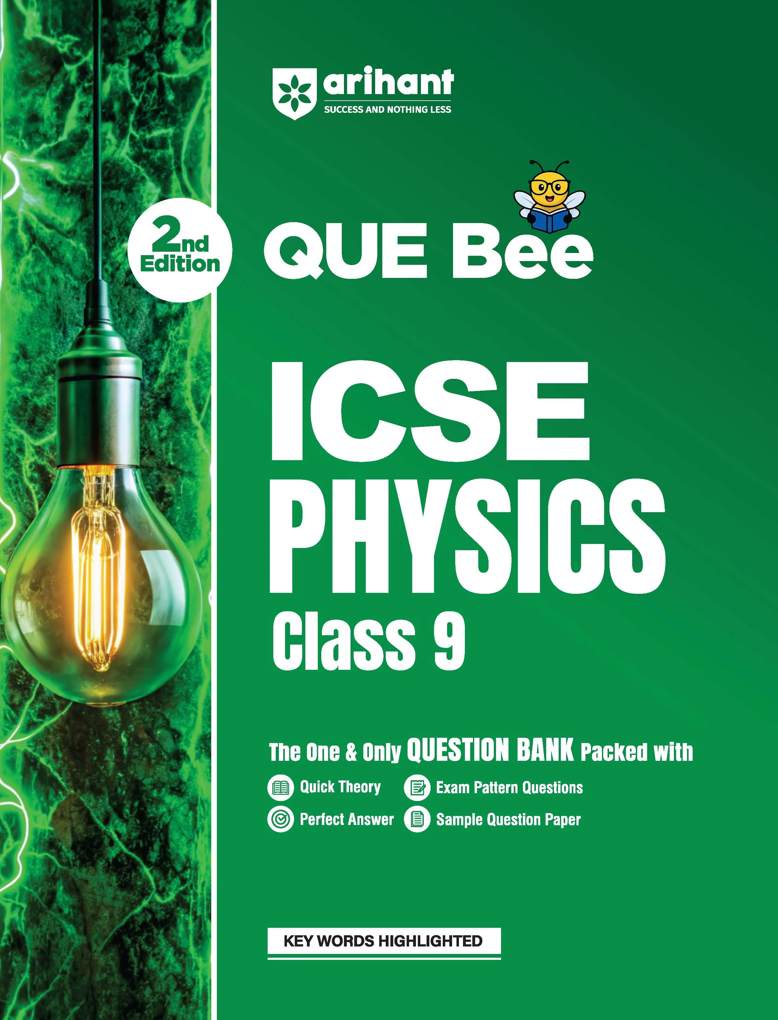 Combo of ICSE QUEE BEE Class 9 Exam 2027 | Physics, Chemistry, Biology & Mathematics | As per Latest ICSE Syllabus | Que Bee 2nd Edition - Image 2