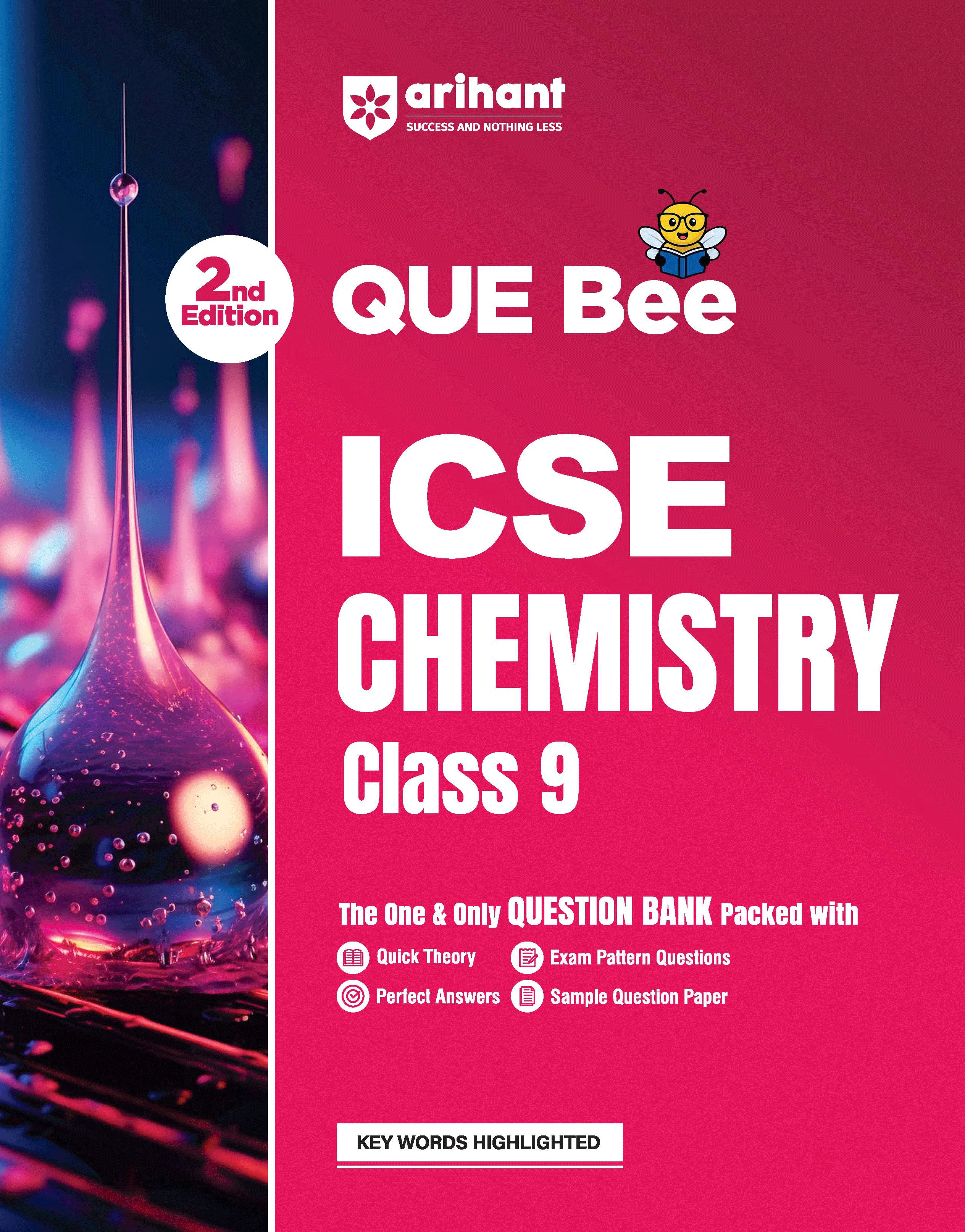 Combo of ICSE QUEE BEE Class 9 Exam 2027 | Physics, Chemistry, Biology & Mathematics | As per Latest ICSE Syllabus | Que Bee 2nd Edition - Image 3