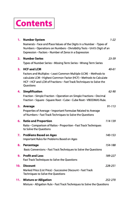Fast Track Objective Arithmetic by Rajesh Verma | SSC (10+2, CGL, CPO, MTS), State Police Recruitments & All other Competitive Exams | Completely Revised Edition 2025-26 - Image 2