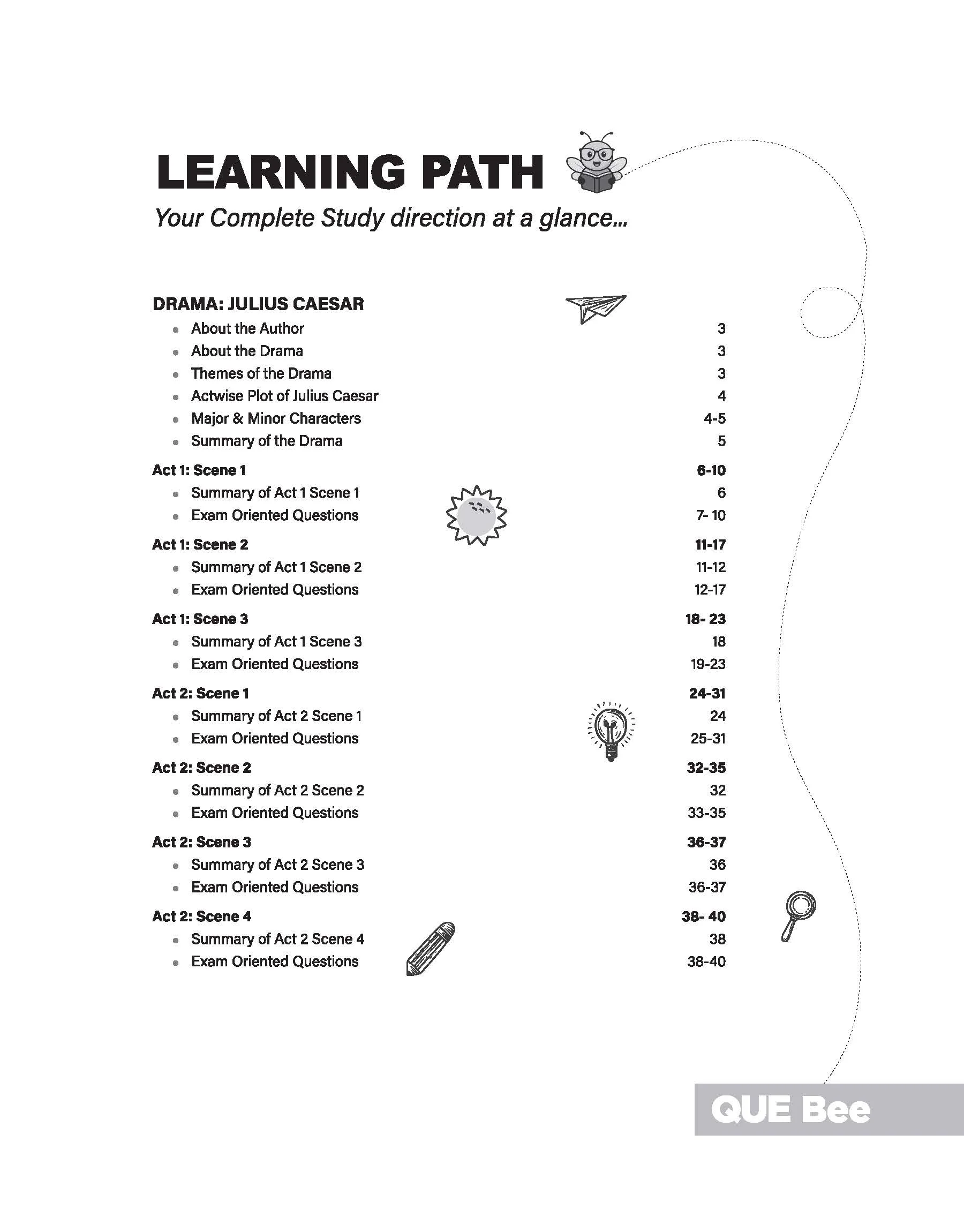 ICSE Literature in English (Paper 2) Class 9 Exam Book | Quick Theory, Exam Pattern Questions & Sample Papers | As per Latest ICSE Syllabus | Que Bee 2nd Edition - Image 5